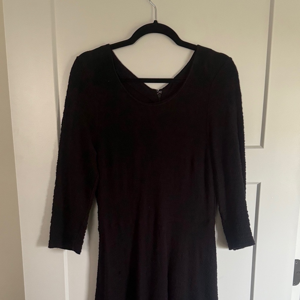 Old Navy Classic Black Long Sleeve Dress